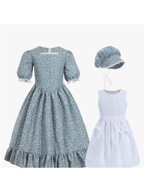 Laura Ingalls wilder costume for girls size large NEw